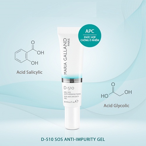 Gel chấm mụn Maria Galland SOS Anti-Impurity Gel D-510