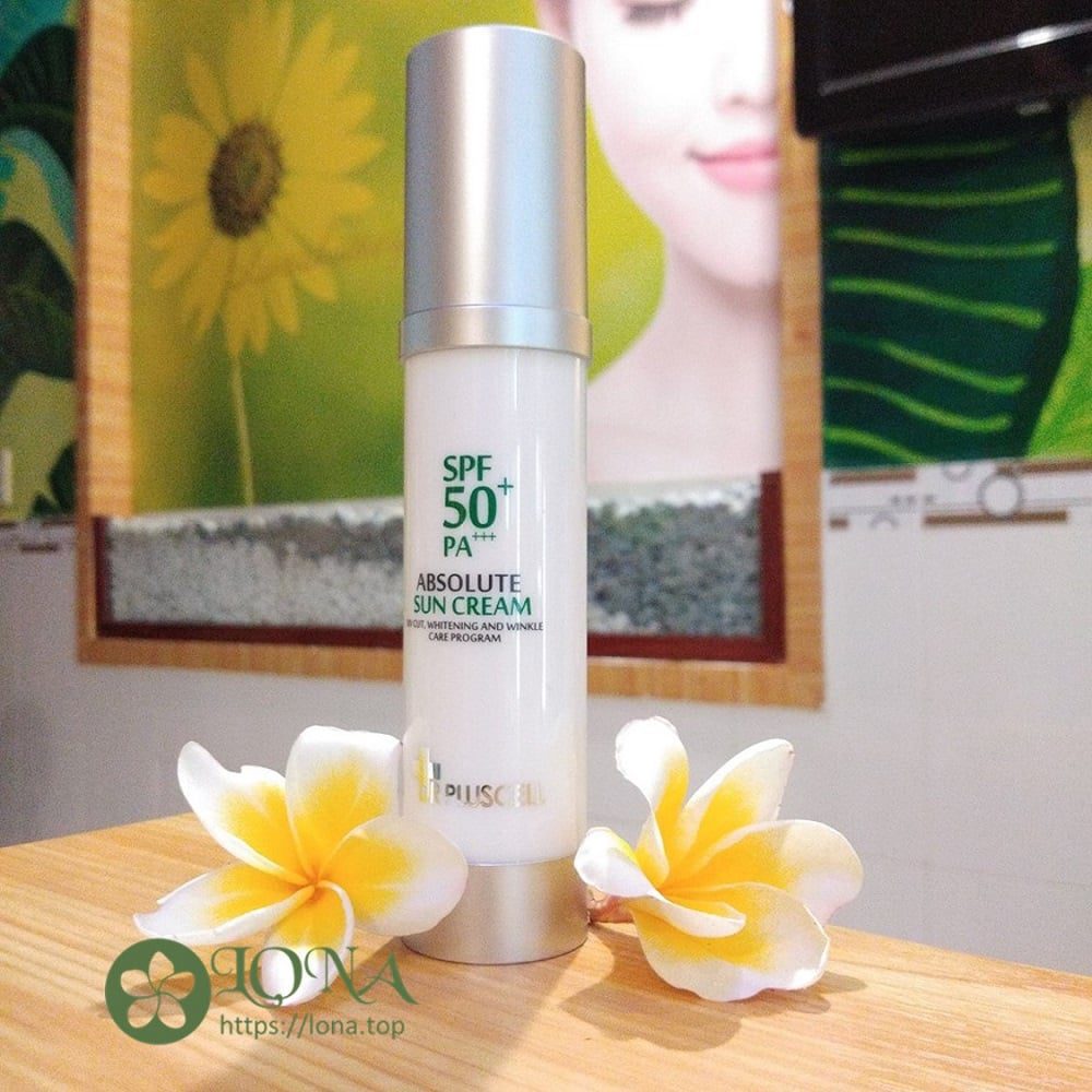 Kem chống nắng Absolute Sun Cream Hàn Quốc DR PLUSCELL - thông tin nhận diện