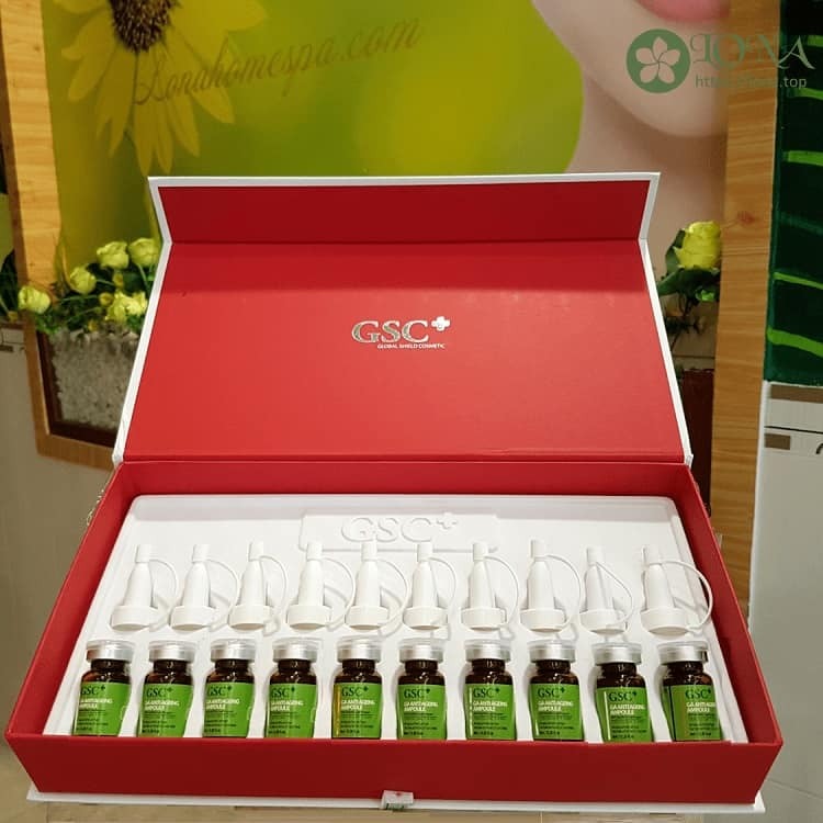 Ampoule chống lão hóa Tế bào gốc GSC GA Anti Ageing - tham khảo khi sử dụng