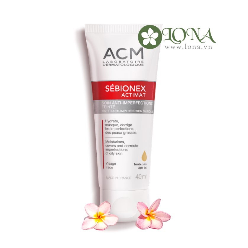  ACM Sebionex Actimat Light Tint Anti-Imperfection Skincare 