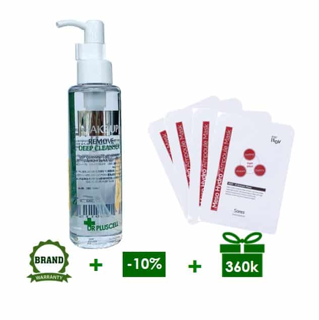 Sữa rửa mặt Make Up Remove Deep Cleanser DR PLUSCELL - hình ảnh cuối bài