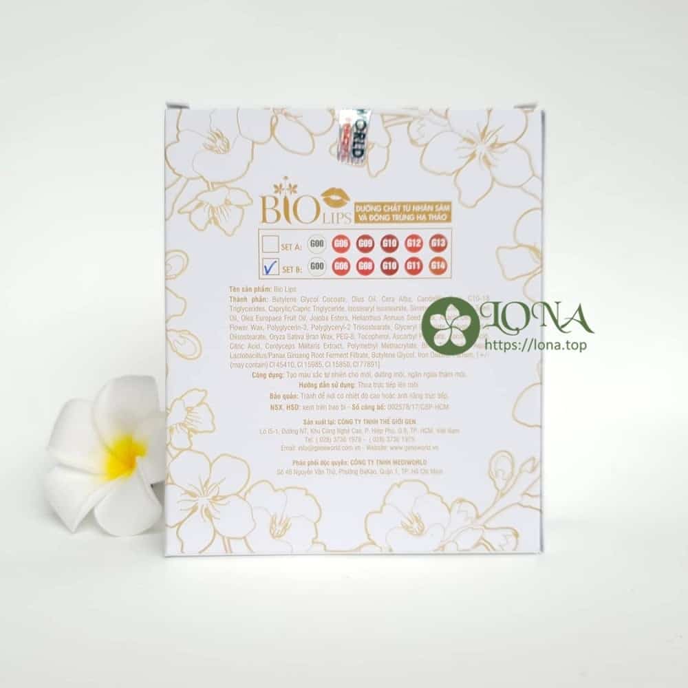 Son sinh học Bio Lips - Son dưỡng môi Bio chính hãng
