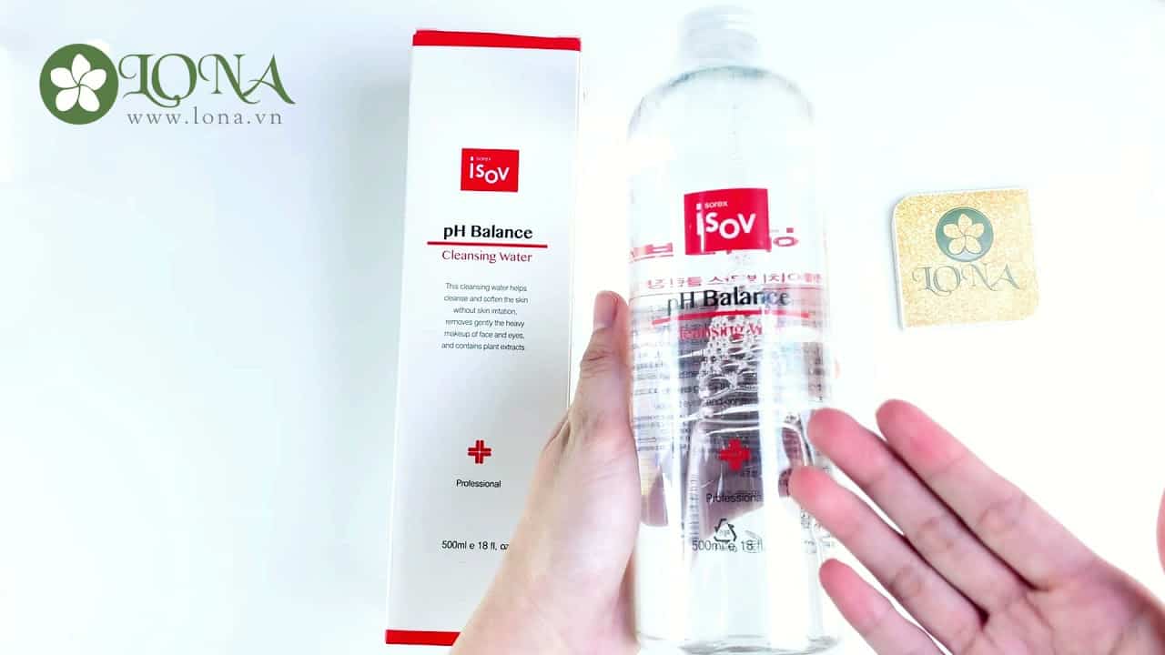 PH Balance Cleansing Water Nước tẩy trang công dụng và cách dùng