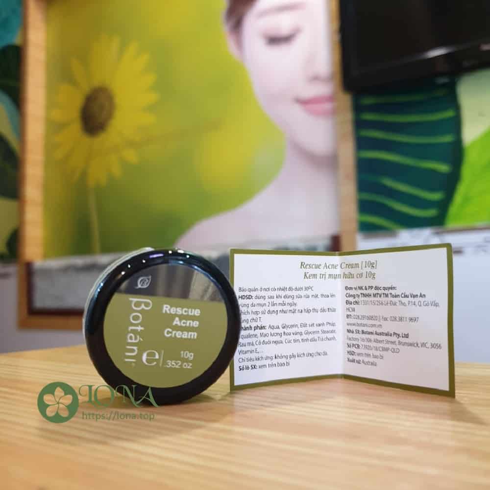 kem dưỡng da hỗ trợ giảm mụn Botani