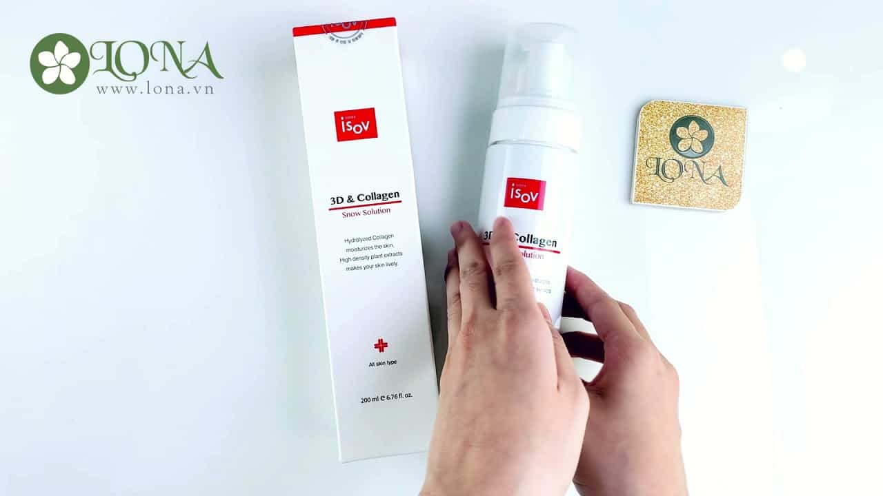 Nước hoa hồng 3D và Collagen cân bằng da chính hãng