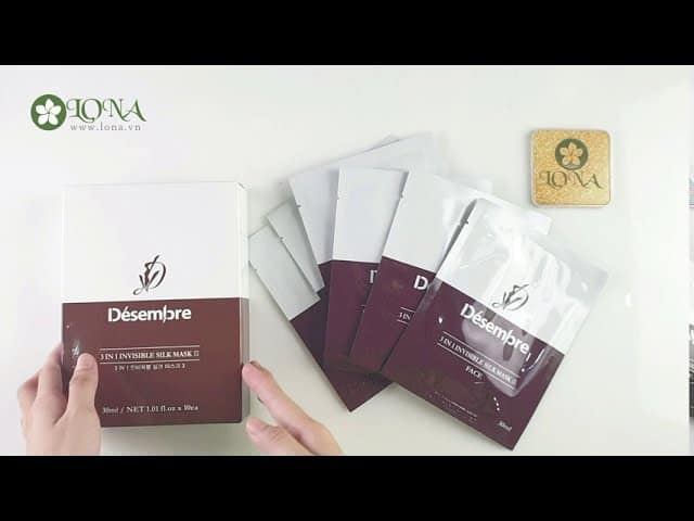 Mặt nạ 3in1 Invisible Silk Mask III 10pcs chính hãng