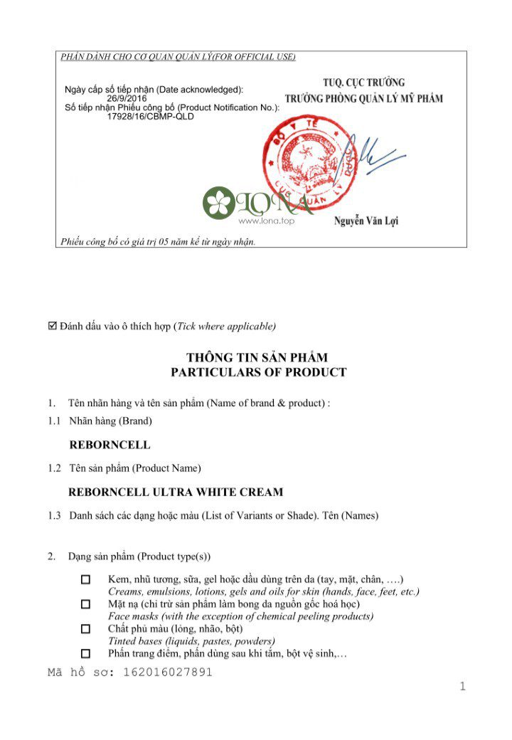 kem dưỡng da chứa arbutin