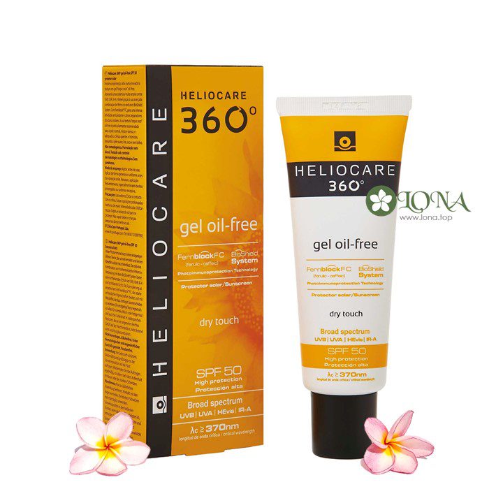Kem chống nắng 360° Gel Oil-free SPF 50 chính hãng