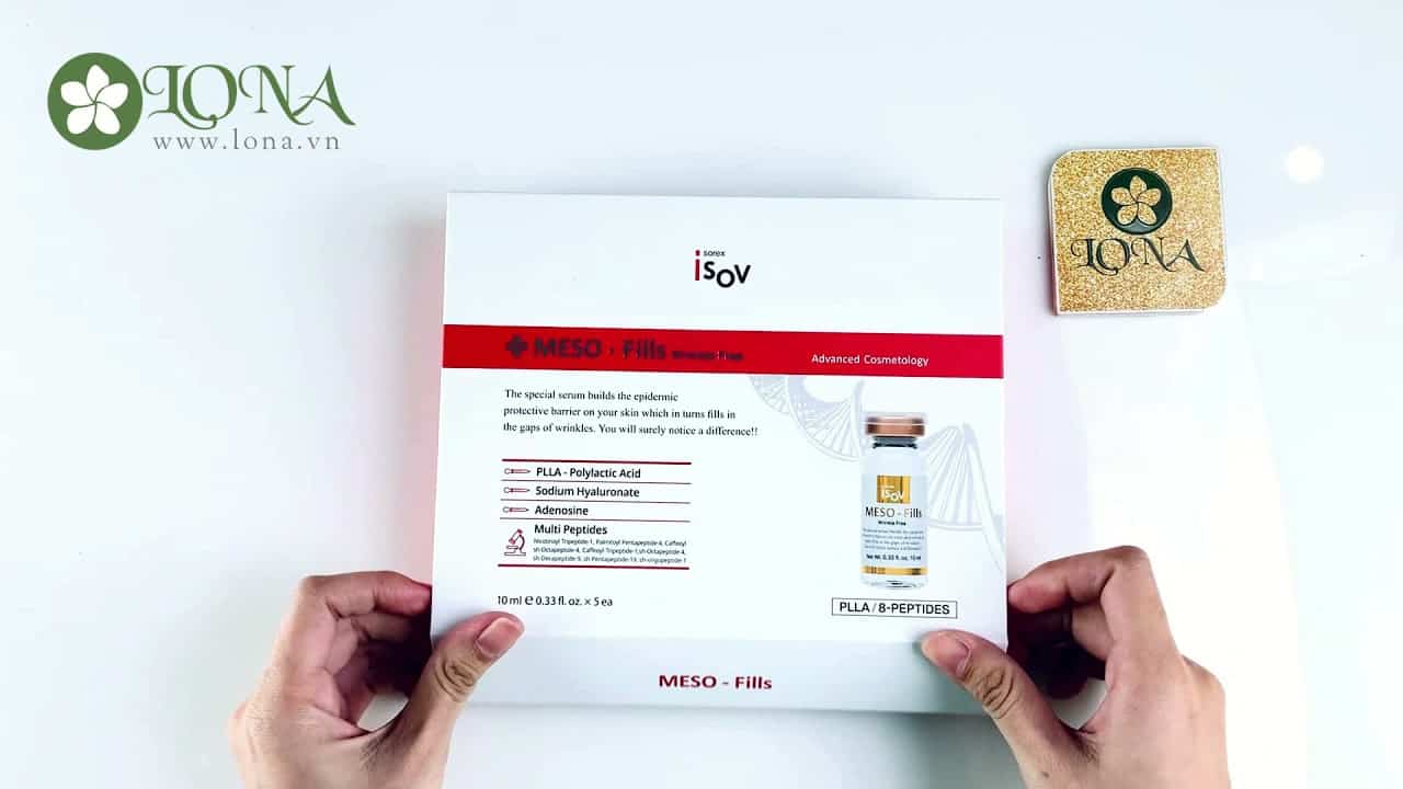 Serum trẻ hóa da tái tạo collagen, Isov Meso Fills - hình ảnh tham khảo