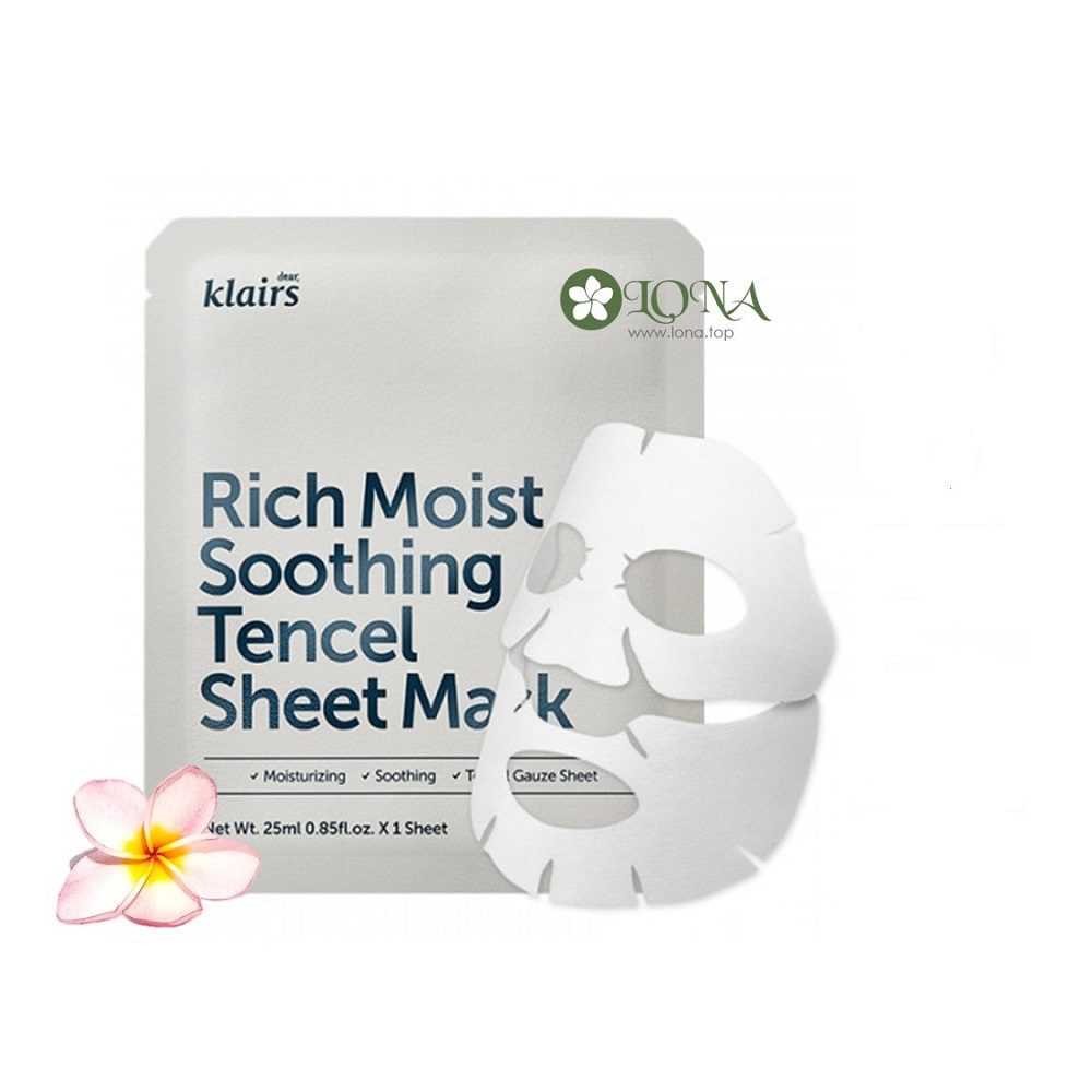 Mặt nạ Rich Moist Soothing Tencel Sheet Mask chính hãng