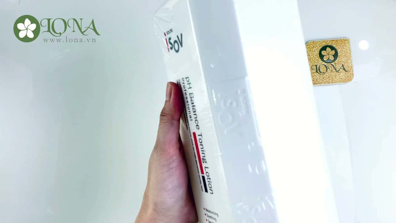 Nước cân bằng pH ISOV Balance Toning Lotion - thông tin nhận diện
