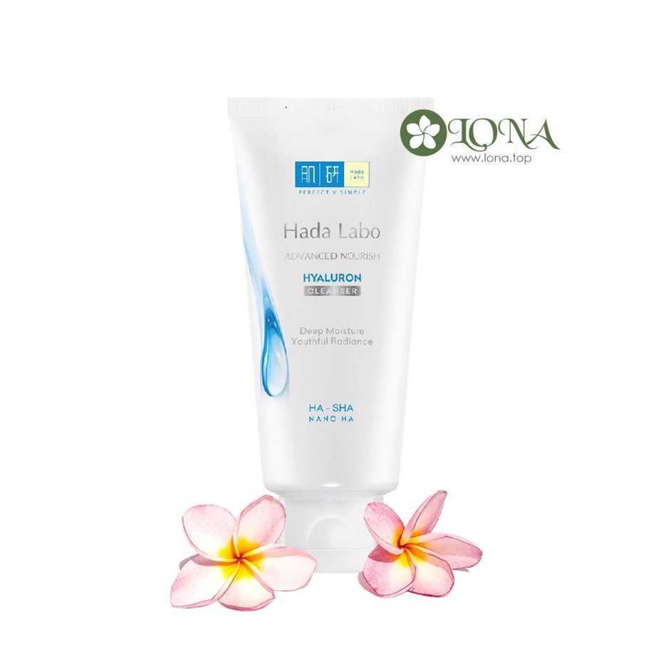 Kem Hadalabo Advanced Nourish Hyaluron rửa mặt dưỡng ẩm tối ưu