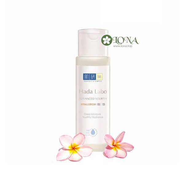 Dung dịch Hadalabo Advanced Nourish Hyaluron sẽ giúp cân bằng và dưỡng ẩm tối ưu, giúp da luôn có độ săn chắc mịn màng. Sản phẩm dành cho da thường