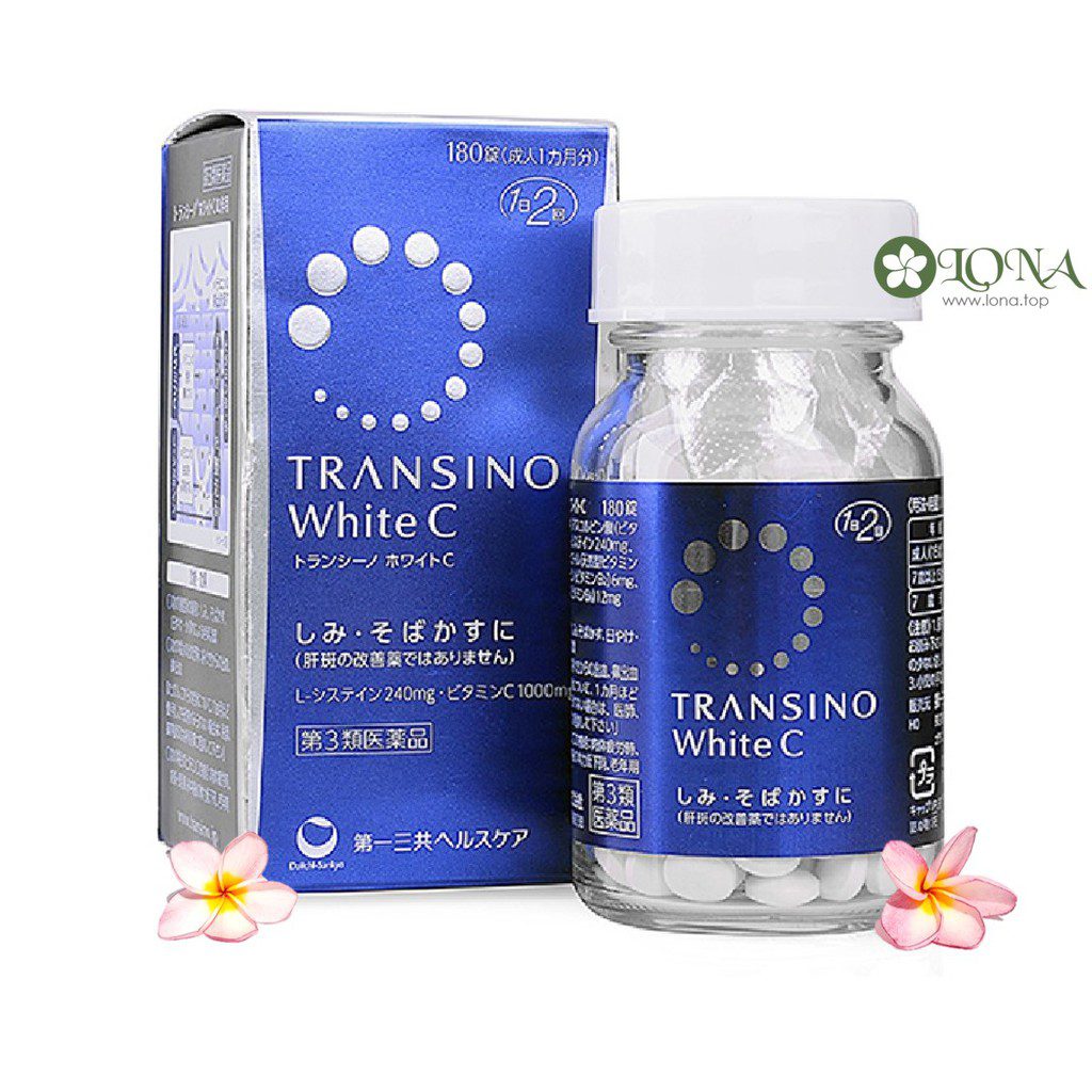 Viên uống trị nám white C 180v chính hãng