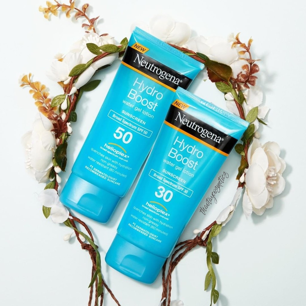 kem chống nắng neutrogena hydro boost water