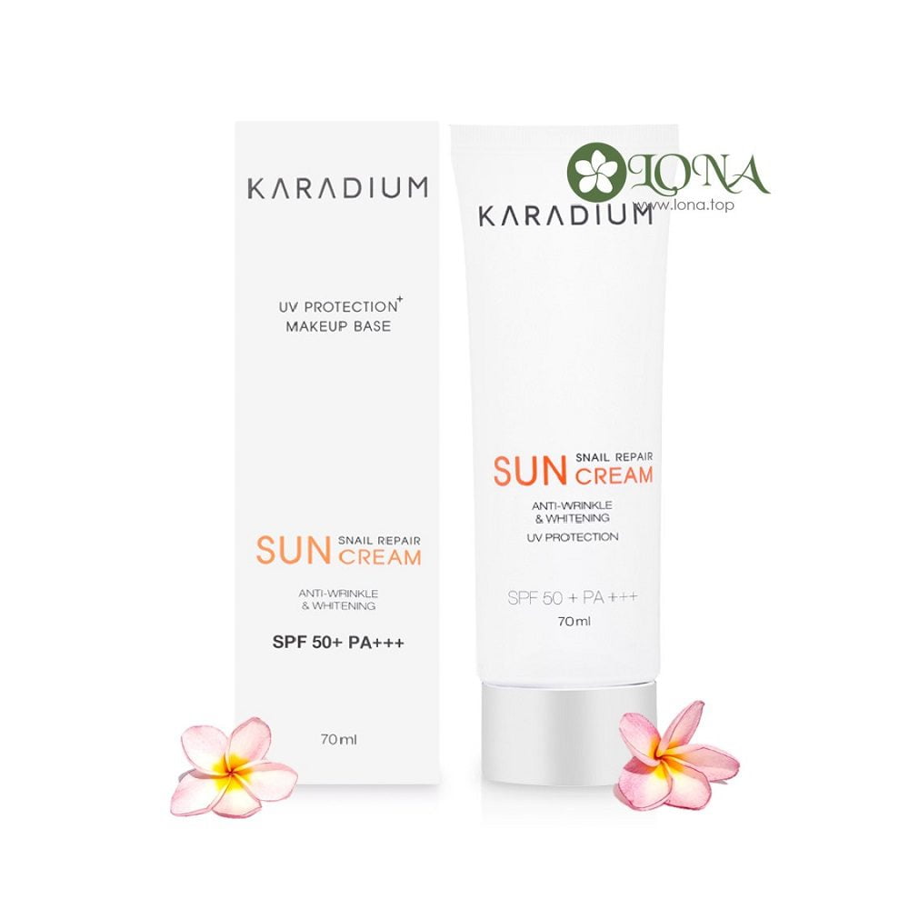 kem chống nắng snail repair suncream karadium