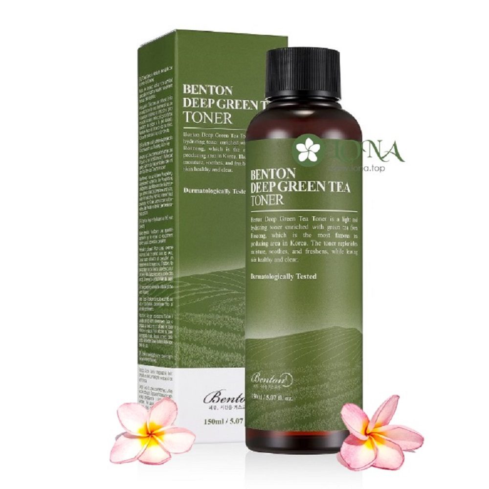 Nước hoa hồng Deep Green Tea Toner chính hãng