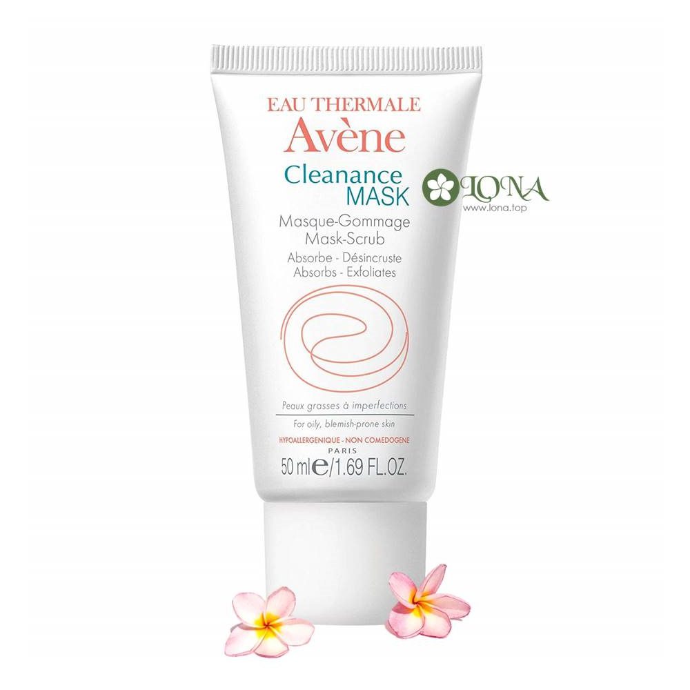 mặt nạ giảm nhờn tẩy tế bào chết avene cleanance mask 50ml