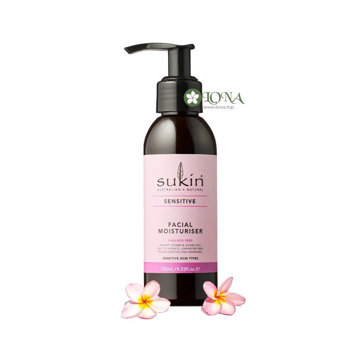 Kem Dưỡng Sáng Mịn Da Dành Cho Da Nhạy Cảm Sukin Sensitive Facial Moisturiser 125ml