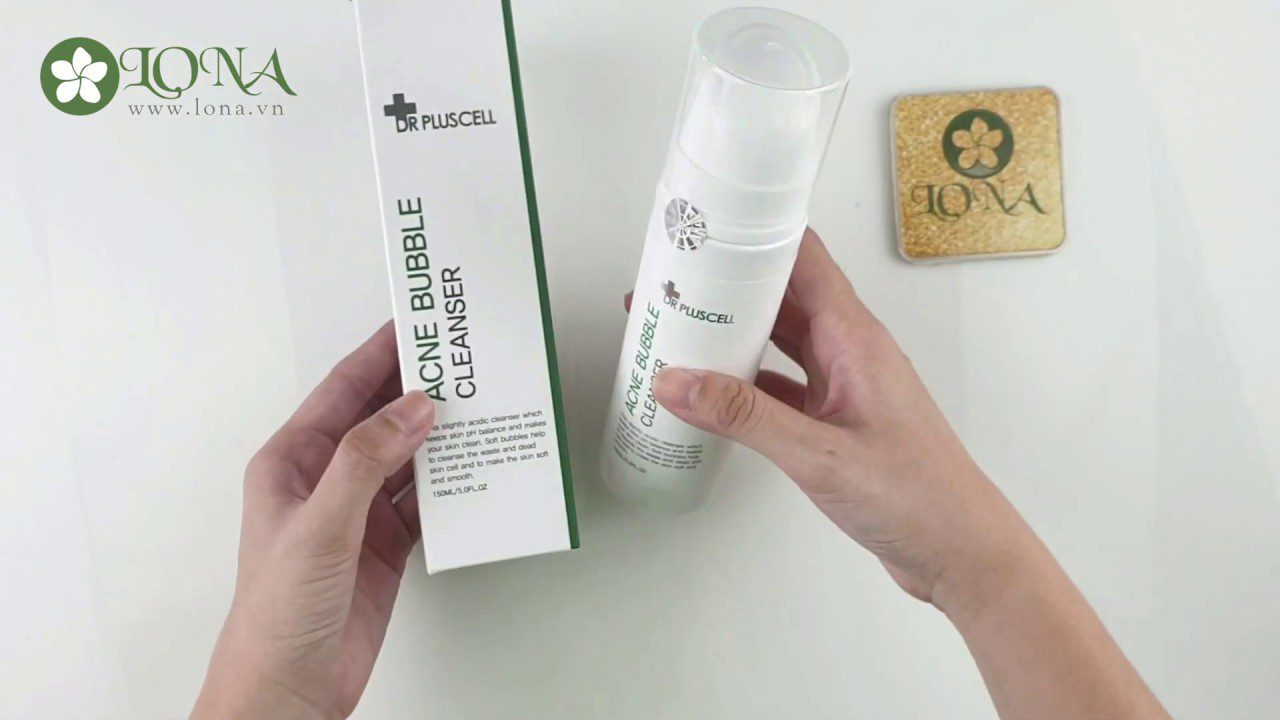Cleanser Dr PlusCell Bubble Acne - tham khảo khi sử dụng