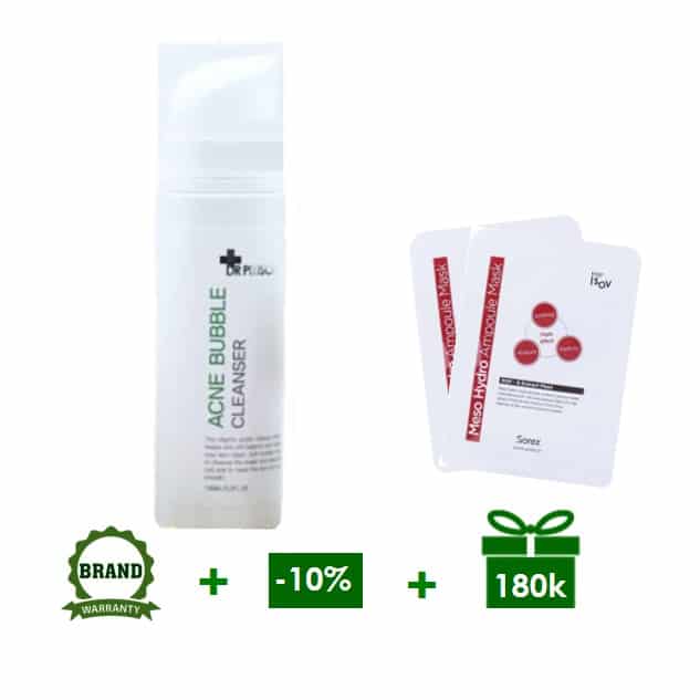 Sữa rửa mặt trị mụn DR PLUSCELL Acne Bubble Cleanser - hình ảnh cuối bài