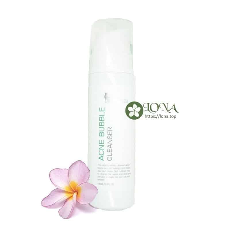 Sữa rửa mặt trị mụn DR PLUSCELL Acne Bubble Cleanser - thông tin nhận diện