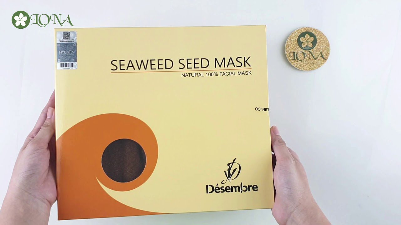 Mặt nạ Desembre Seaweed Seed Mask 10pcs