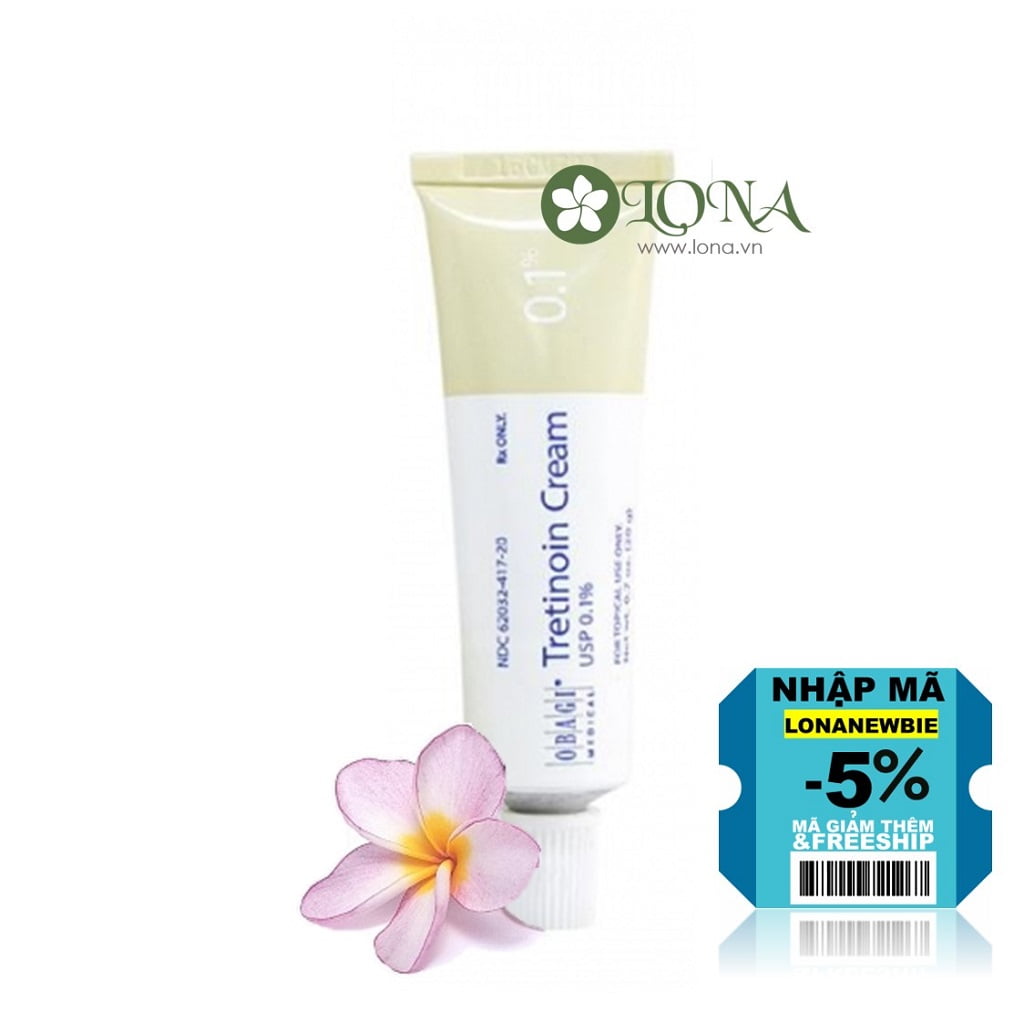 Kem trị mụn Tretinoin 01% chính hãng