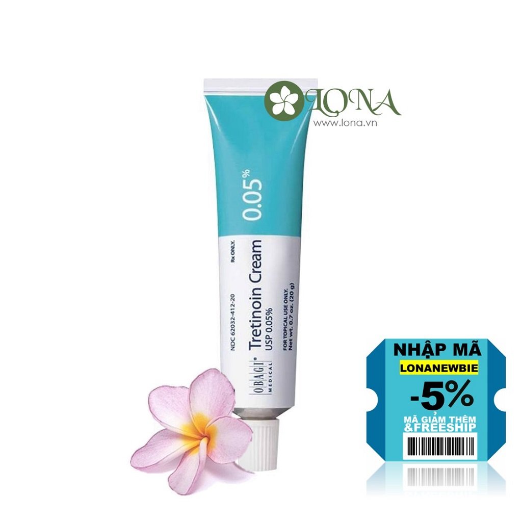 Kem điều trị mụn nám lão hoá da Tretinoin 005 Cream chính hãng