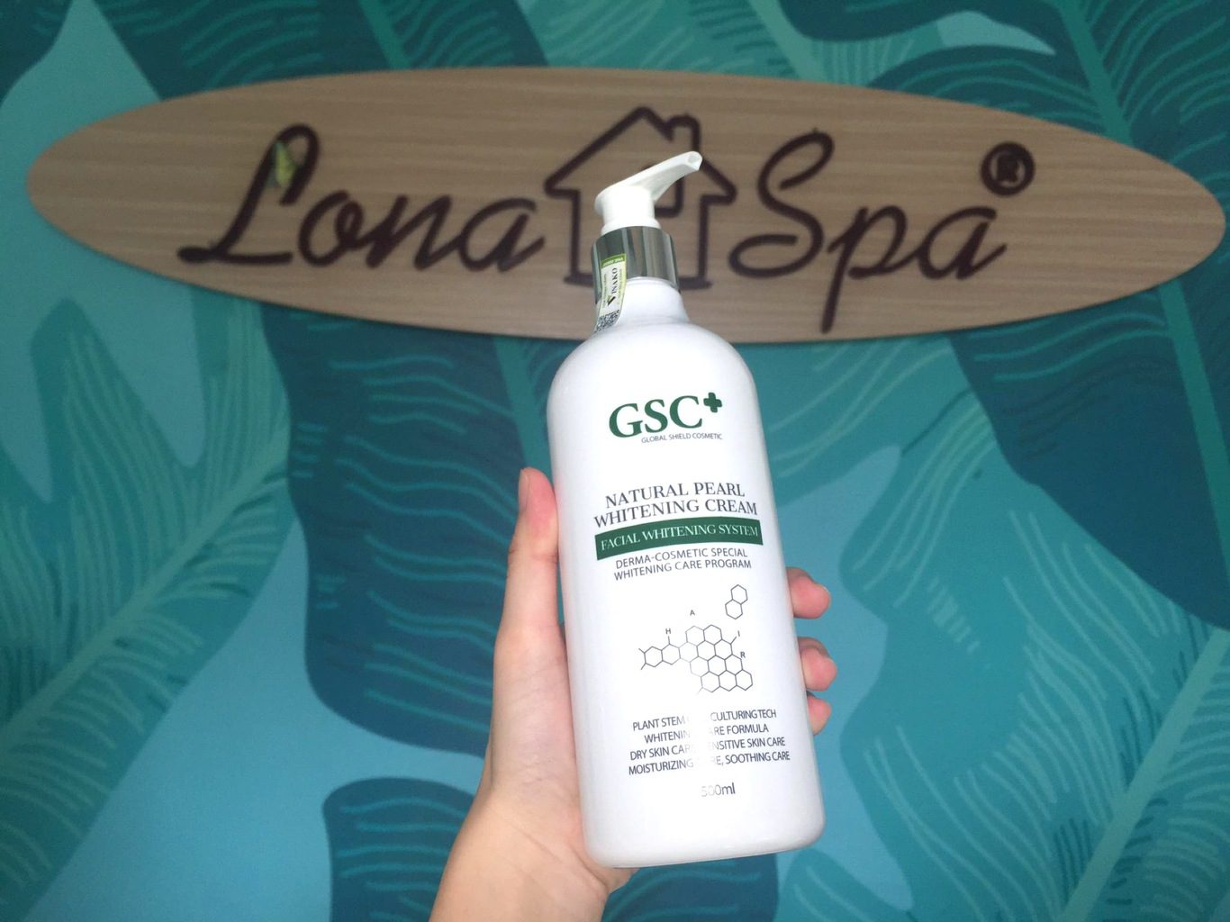 Kem Ủ Trắng Mặt GSC - Natural Pearl Whitening Cream