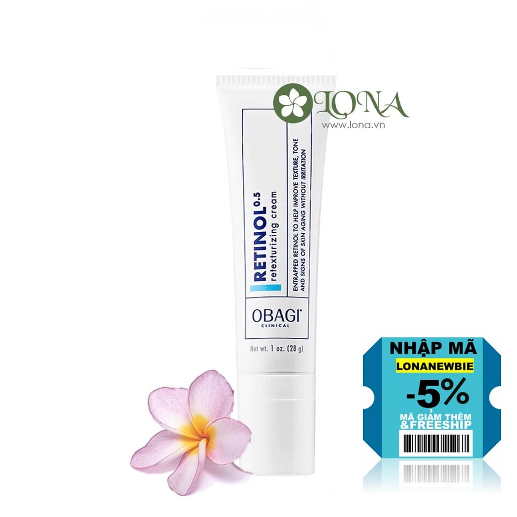 Clinical Retinol 0.5 OBAGI Retexturizing Cream - thông tin nhận diện