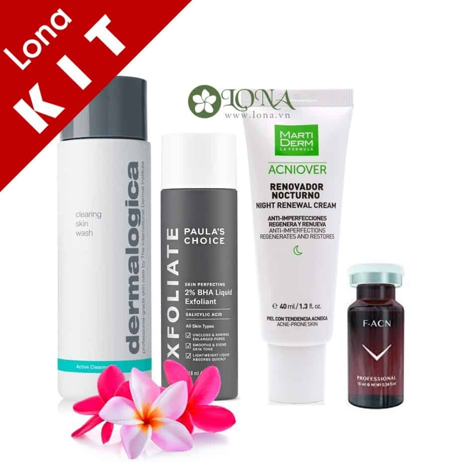 Lona Kit 14 Acne Control - Hướng dẫn chi tiết routine cho da mụn