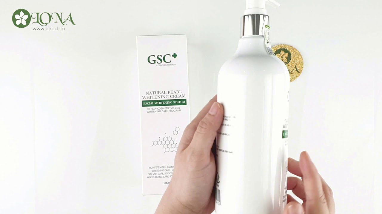 Kem ủ trắng mặt Natural Pearl Whitening Cream GSC - hình ảnh cuối bài