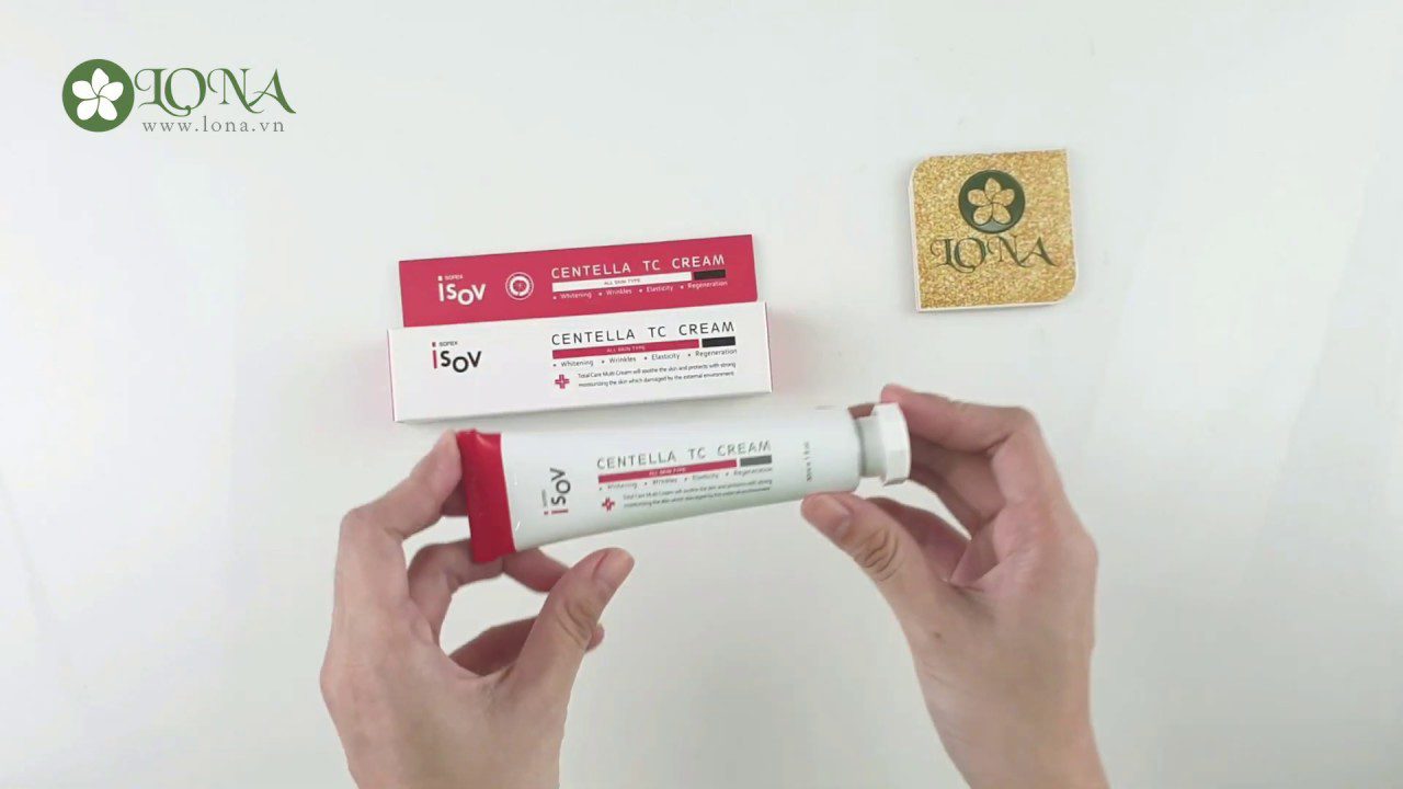 Kem Cream Trị Mụn Centella Isov Trắng Da TC - tham khảo khi sử dụng