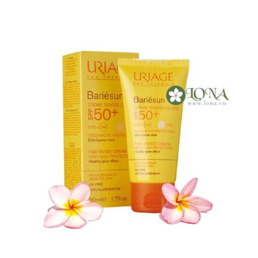 Kem Chống Nắng Uriage Bariésun SPF50 Crème Teintée Claire 