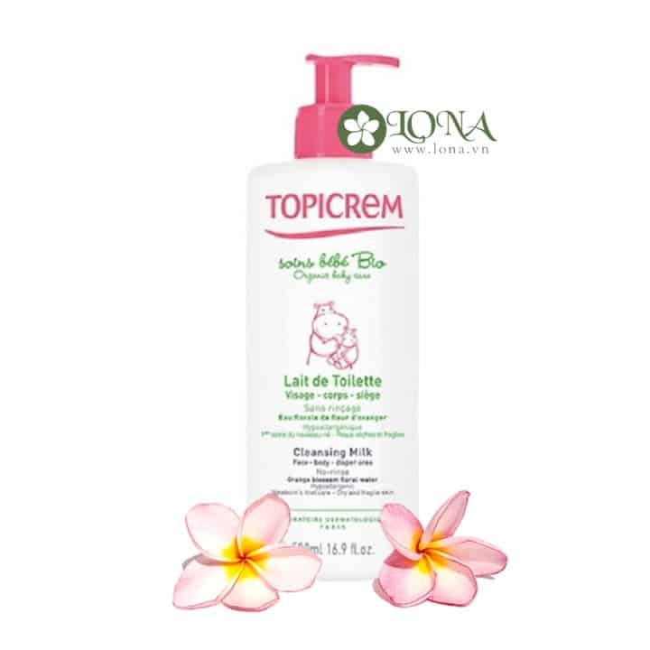 Sữa rửa mặt Topicrem Cleansing Milk