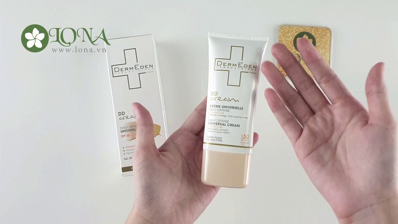 kem chống nắng bảo vệ da trước tia UV DermEden