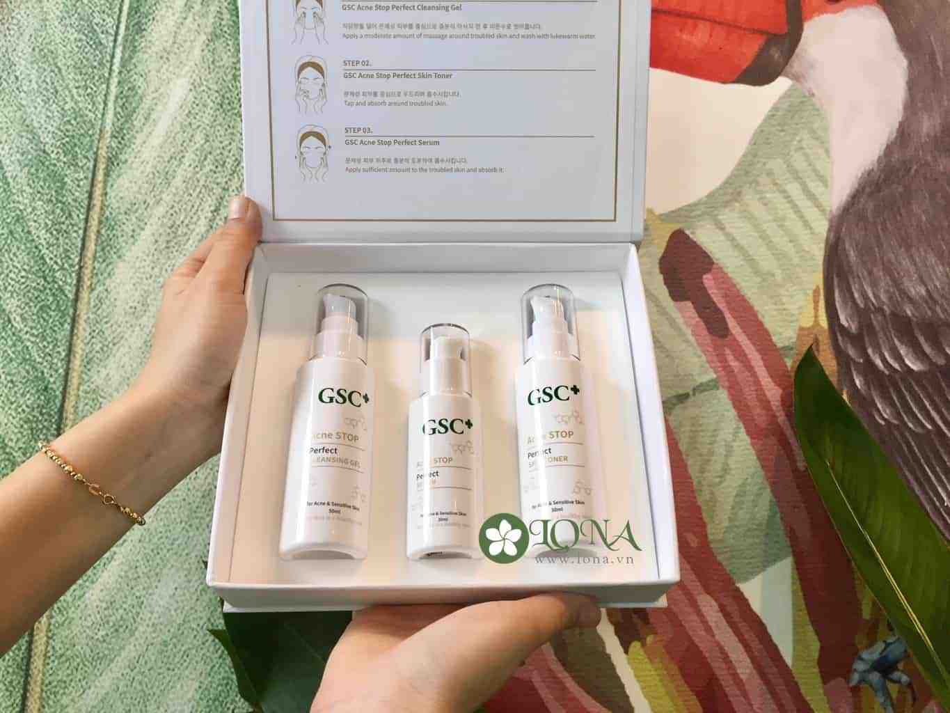 Bộ sản phẩm Ance Stop Perfect 4 week Care chính hãng