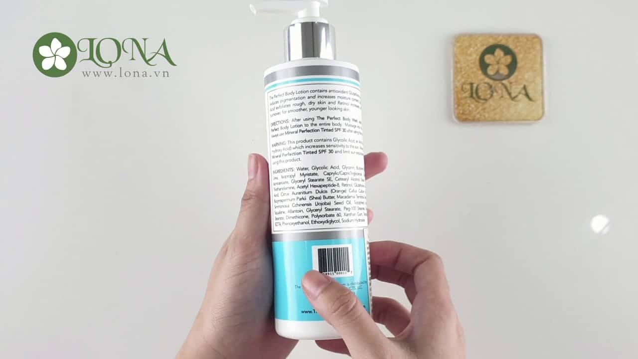 The Perfect Body Lotion 15% chính hãng