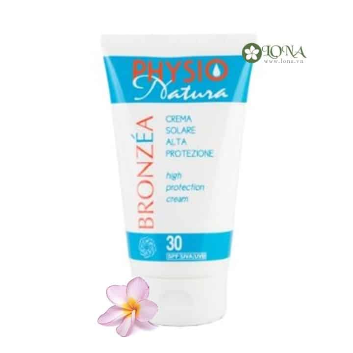 Kem chống nắng Physio Natura Bronzéa High Protection Cream SPF 30 | Giá  sale 05 /2023 tại Lona NPP ủy quyền.