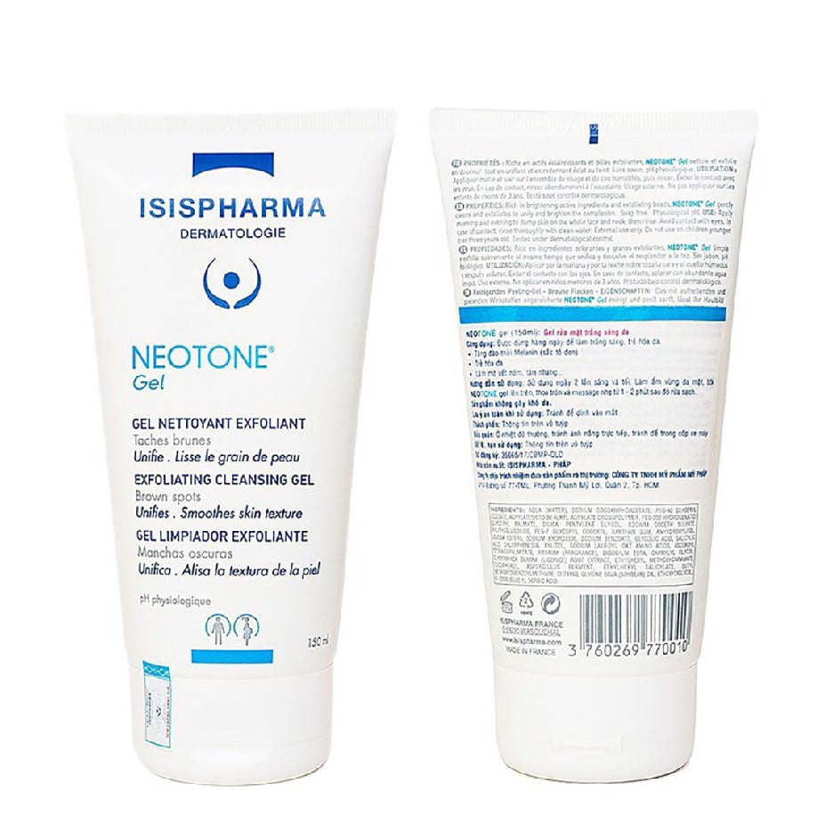 Gel rửa mặt Isis Pharma NEOTONE 