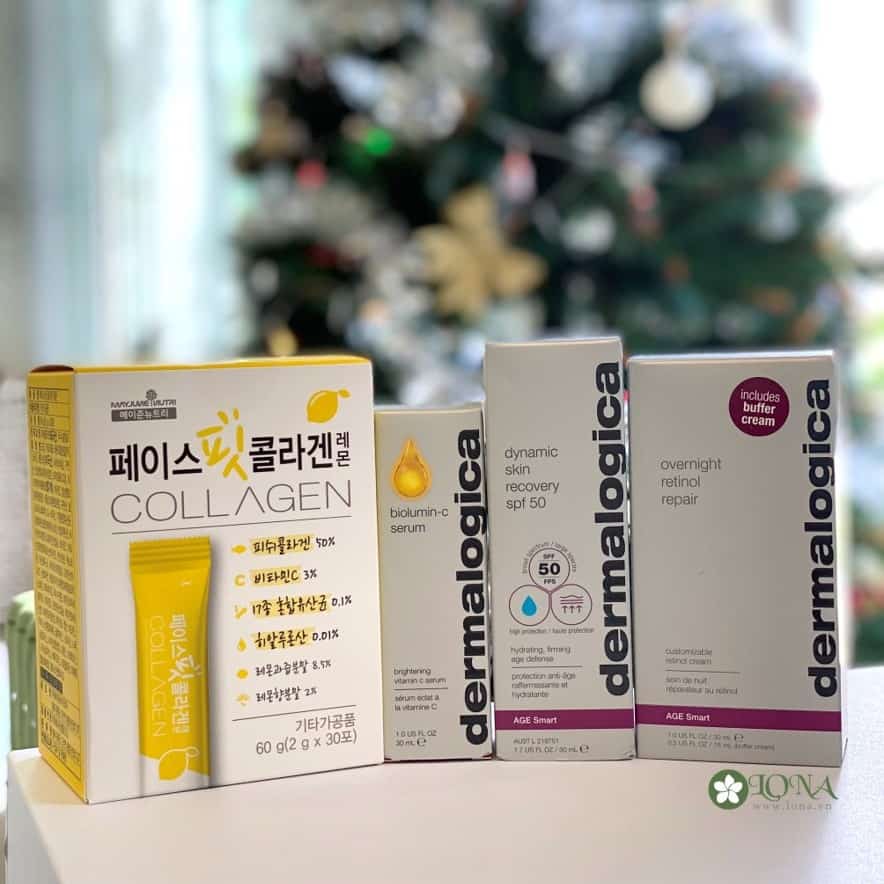 bộ chăm sóc chống lão hóa và giảm nếp nhăn Dermalogica
