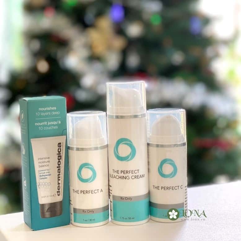Bộ sản phẩm The Perfect Derma và trị nám da chính hãng