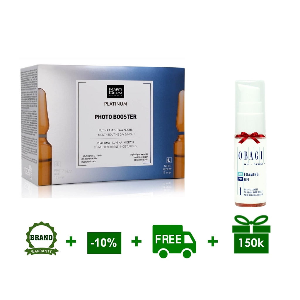 Martiderm Platinum Photo Booster Bộ Sản Phẩm Săn Chắc Da