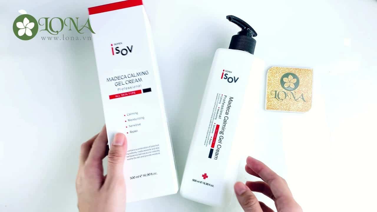 Mặt nạ Gel Cream Isov Madeca Calming - hình ảnh tham khảo