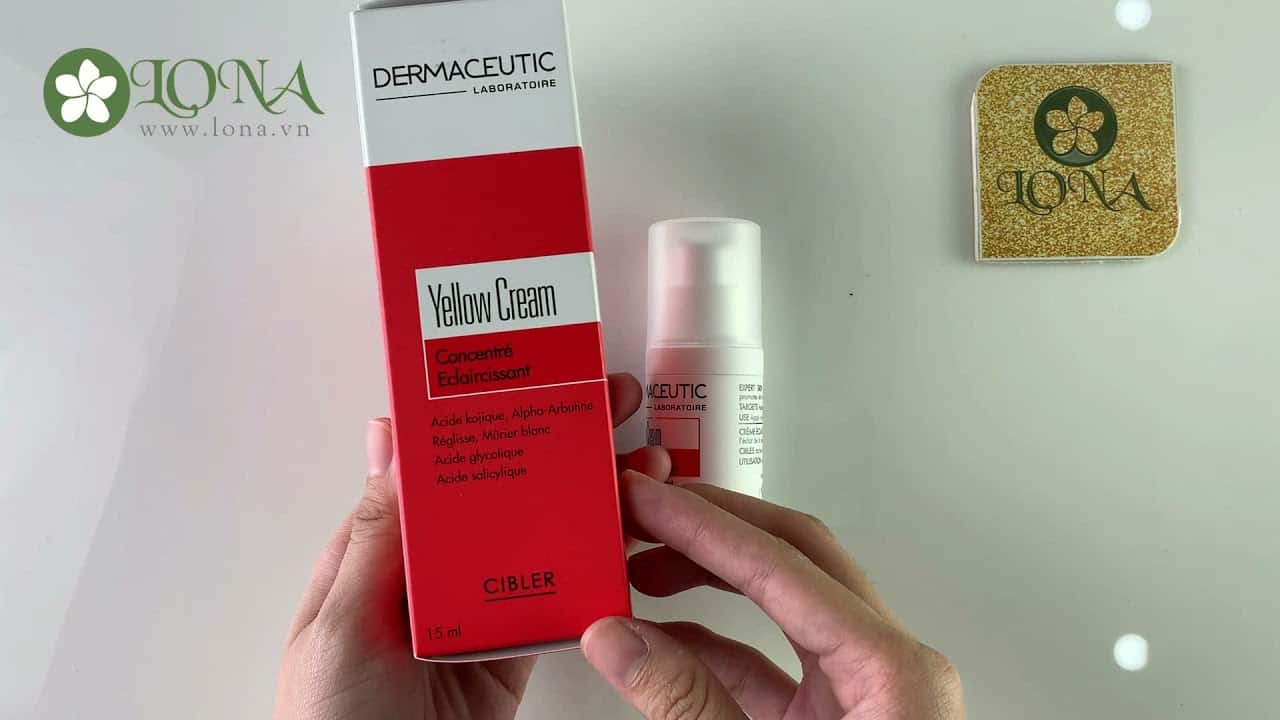 Cream Dermaceutic Yellow - tham khảo khi sử dụng