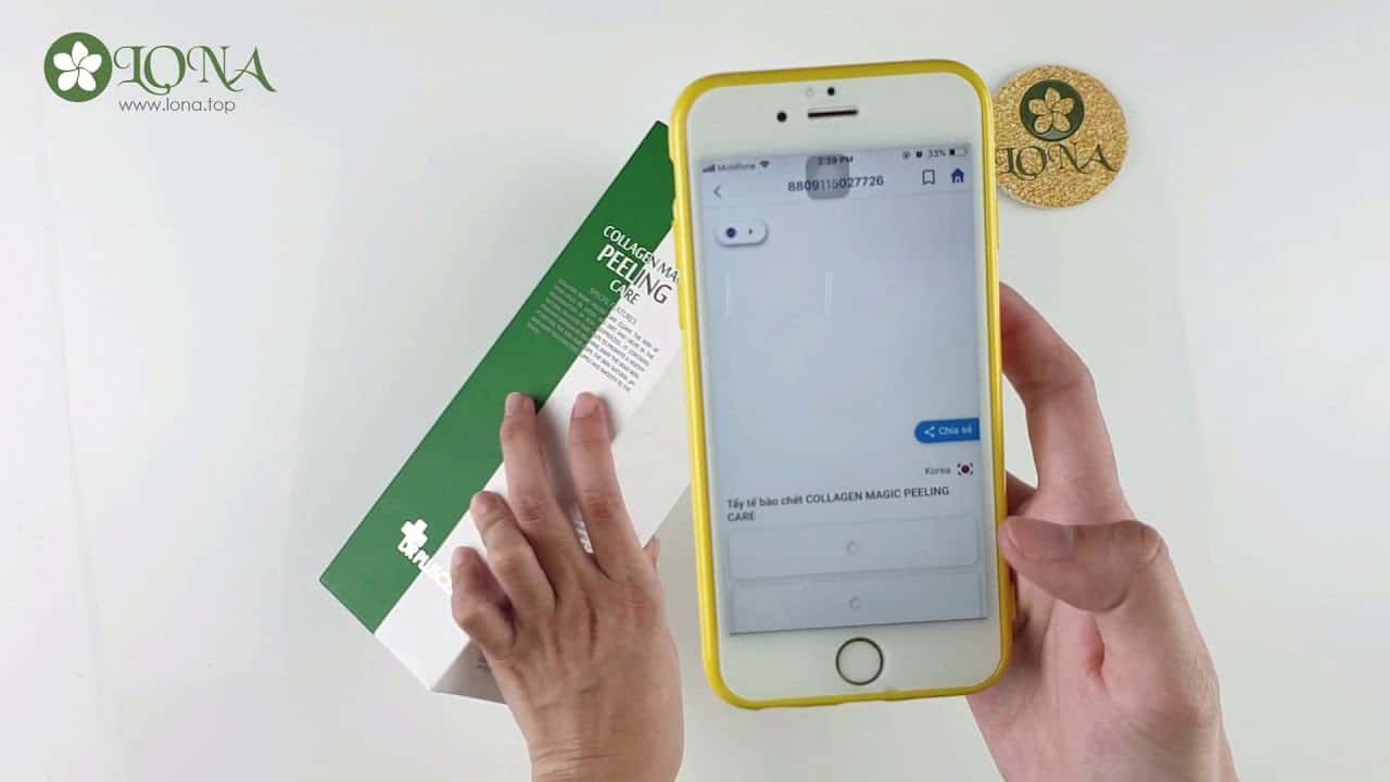 Tẩy tế bào chết Collagen Magic Peeling Care chính hãng