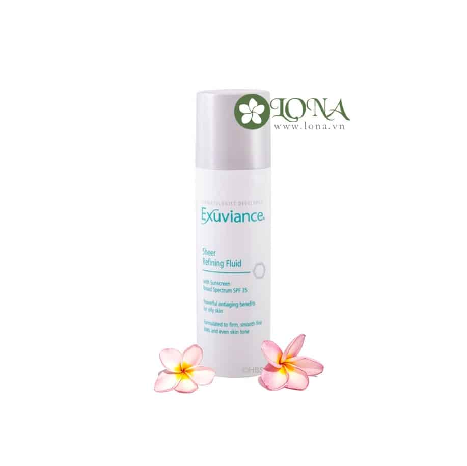 Hình ảnh minh họa cho kem dưỡng da Exuviance Sheer Refining Fluid SPF35, khi Exuviance chính hãng mang đến sản phẩm chăm sóc da Exuviance và mỹ phẩm Exuviance uy tín, khẳng định sự an toàn và hiệu quả vượt trội.