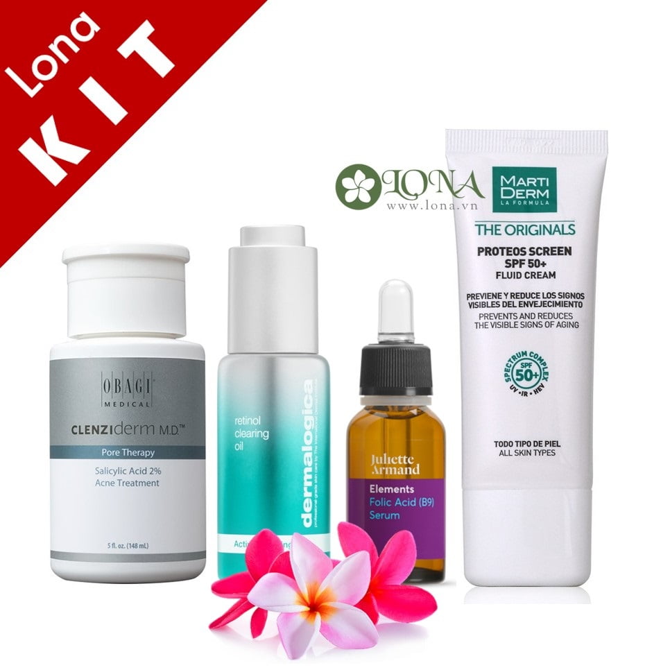 bộ chăm sóc phục hồi hàng rào bảo vệ da MartiDerm
