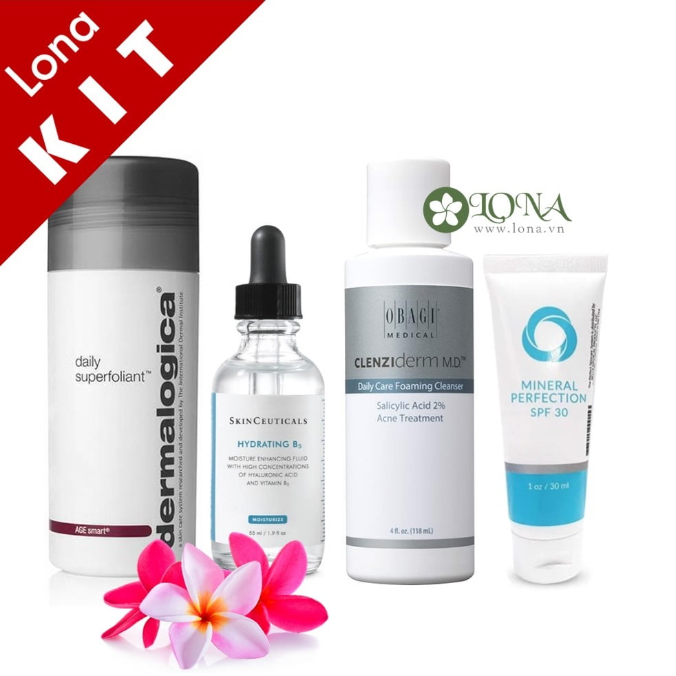 bộ chăm sóc cấp ẩm cho da khô Dermalogica